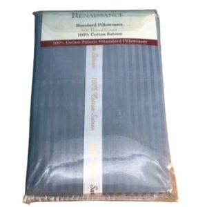 RENAISSANCE Standard Pillowcases•600 thread count•💯% cotton sateen•NWT